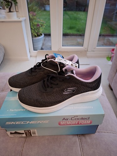 Skechers trainers womens black - skechers,