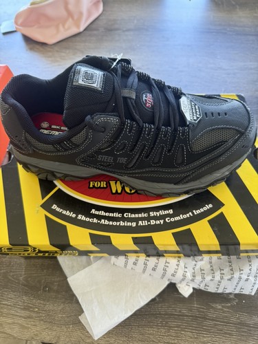 Skechers men steel toe - steel,