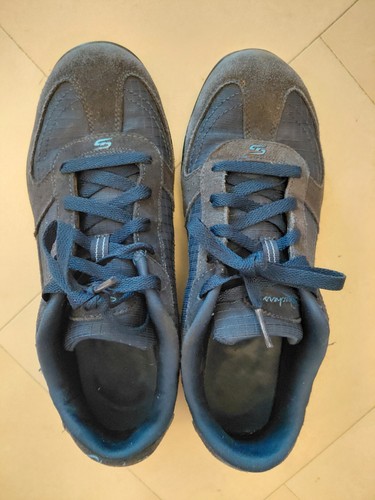 Blue skechers lace - skechers, trainers