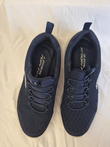 Womens skechers navy slip - navy, on