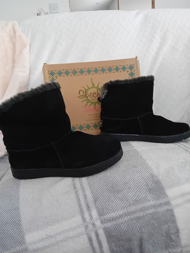 Skechers suede ankle boots - suede,