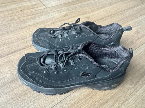 Sketchers lites black suede - black,