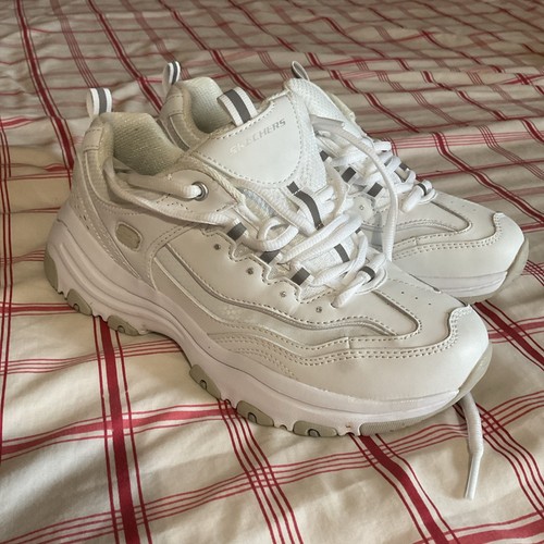 Skechers all white lites - skechers, d'lites